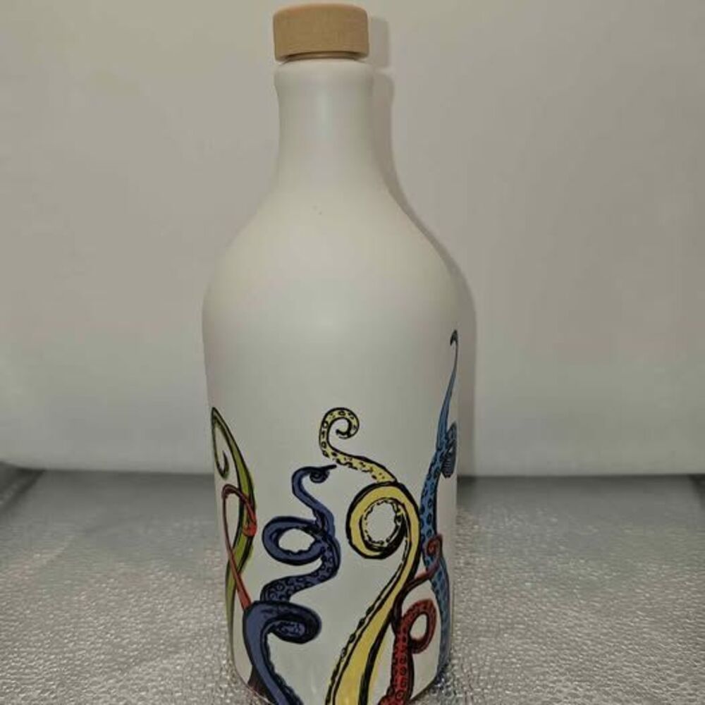 Frantoio Muraglia Ceramic Octopus Olive Oil Bottle